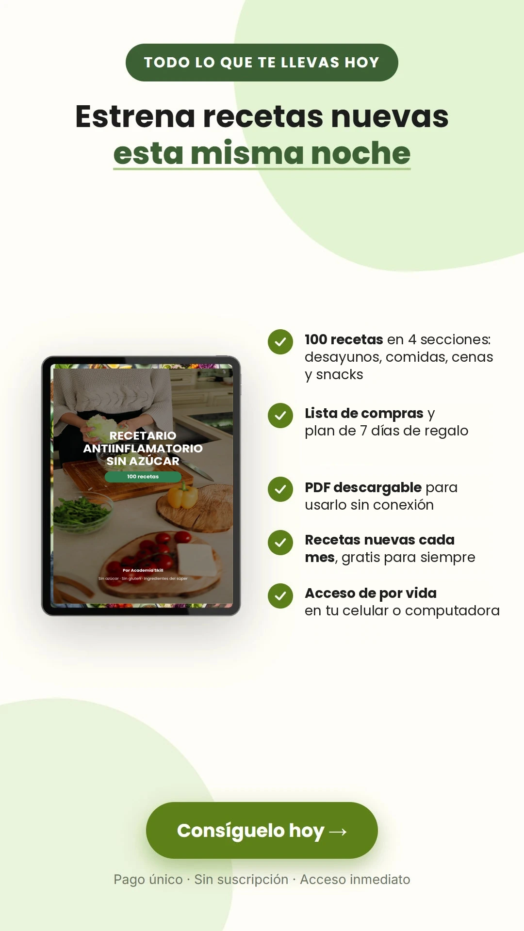 Todo lo que te llevas hoy